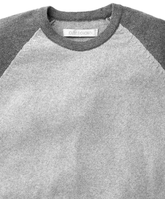 Reimagine Cashmere Baseball Raglan