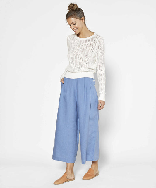 Bardot Pointelle Sweater - Outerworn