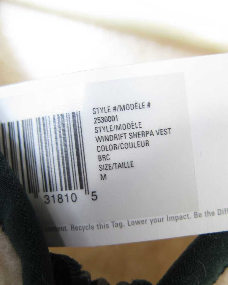 Windrift Sherpa Vest - Outerworn